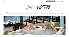 Desktop Screenshot of discounthottubs.com